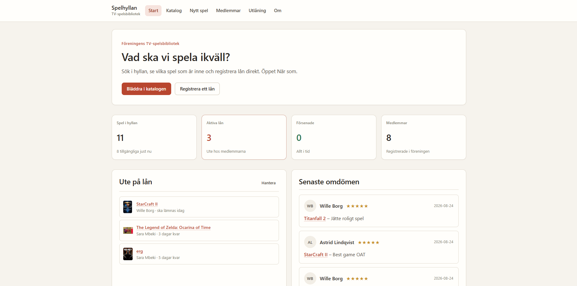 Spel Hyllan